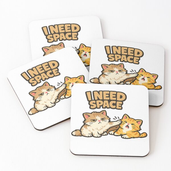 Item preview, I Need Space – Funny Cat designed and sold by EastEndTownie.