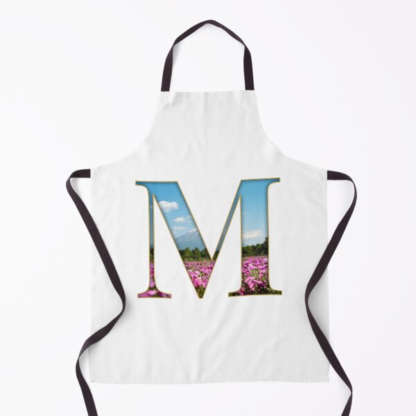 Item preview, Mount Fuji Shibazakura Letter M Monogram designed and sold by InakaLifePhoto.