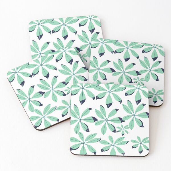 Item preview, Minimalist Green Leaves Pattern - Botanical Aesthetic Foliage Art designed and sold by Ghazali Designs .