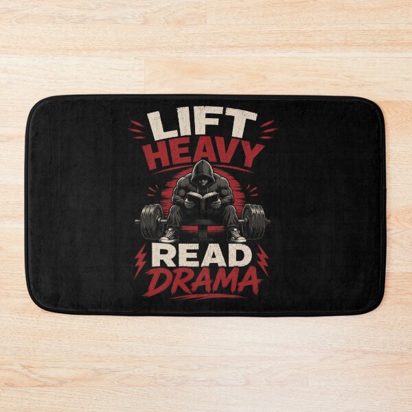 Item preview, Lift Heavy Read Drama Funny Gym Design – Retro Fitness Book Lover T-Shirt designed and sold by Artimax-Studio.