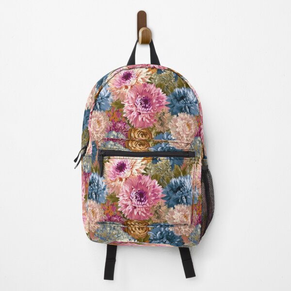 Item preview, Artistic Dahlias Print  - Retro Flower Floral  - Father'S Day Gifts designed and sold by RoyalStarsPatts.