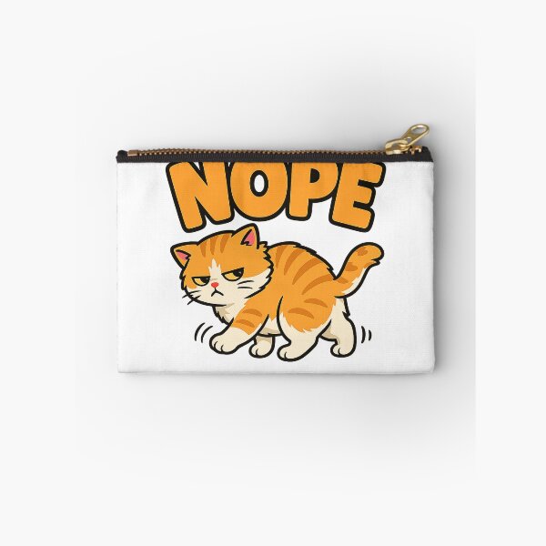 Item preview, Nope – Grumpy Orange Cat designed and sold by EastEndTownie.