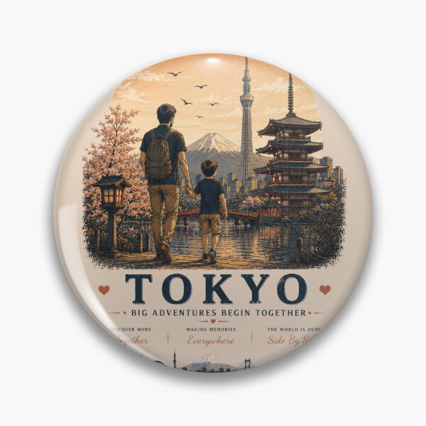 Item preview, Tokyo Father Son Duo Big Adventures Begin Together designed and sold by BagFactoryUK.