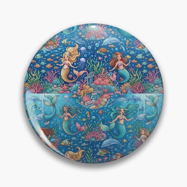 Item preview, Marmaid pattern Seamless Pattern for Kids and Aesthetic Decor designed and sold by TheQuoteStudio.