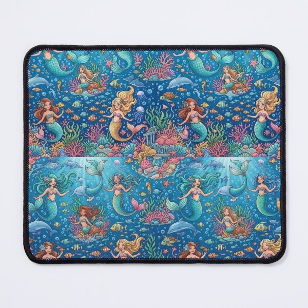 Item preview, Marmaid pattern Seamless Pattern for Kids and Aesthetic Decor designed and sold by TheQuoteStudio.