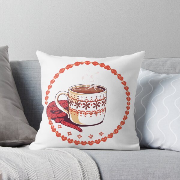 Item preview, Cozy Cocoa Mug in Winter Scarf designed and sold by T-domain.