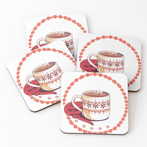 Item preview, Cozy Cocoa Mug in Winter Scarf designed and sold by T-domain.