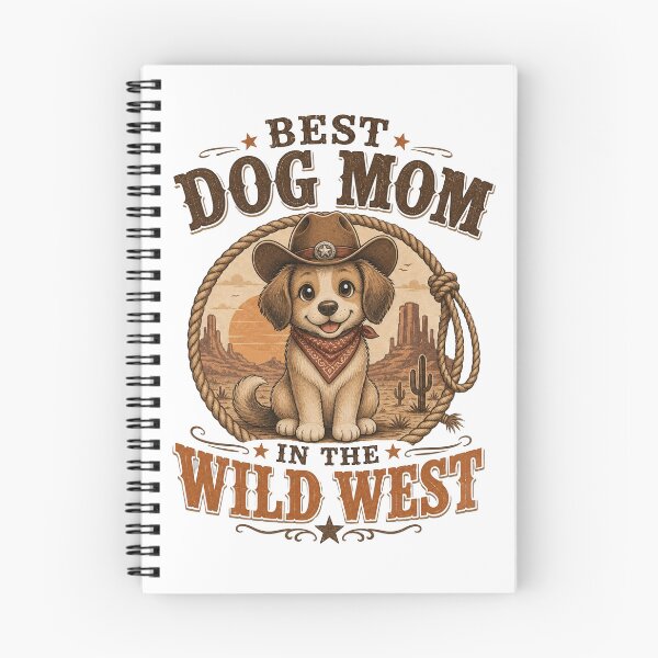 Item preview, Best Dog Mom in the Wild West Western Cowboy Dog T-Shirt designed and sold by Dbm Teeverse.