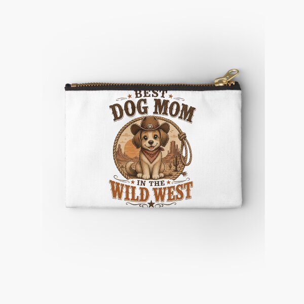 Item preview, Best Dog Mom in the Wild West Western Cowboy Dog T-Shirt designed and sold by Dbm Teeverse.