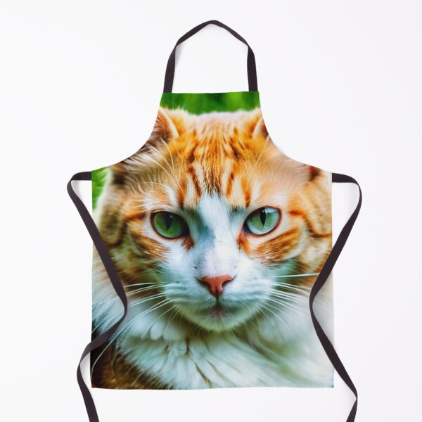Artikelvorschau, Animals - Ginger Cat with Green Eyes, Intense Feline Portrait entworfen und verkauft von World-Pets.