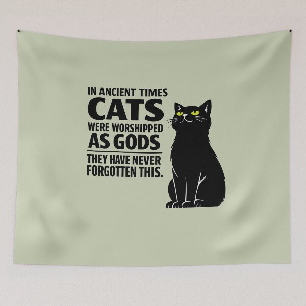 Item preview, Cats Never Forgot They Were Gods designed and sold by taiche.