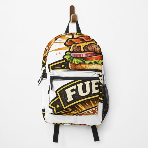 Item preview, Fuel Up Burger Up: Motivational Badge Energy Cheeseburger Design designed and sold by irfanshikh.