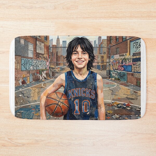 Item preview, Teenage Boy Street Basketball Portrait designed and sold by Home Decor Art.
