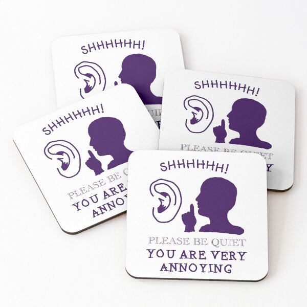 Item preview, Please Be More Quiet designed and sold by im-unhinged-ok.