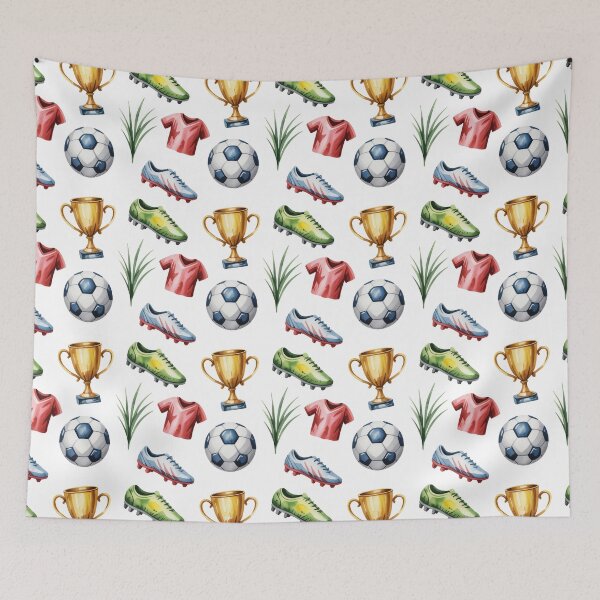 Artikelvorschau, Fußball-Symbolmuster entworfen und verkauft von jkrphoto.