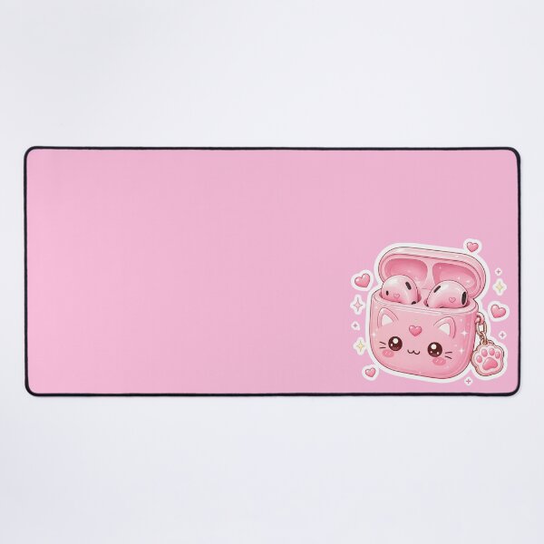 Item preview, Cute Kawaii Cat Wireless Earbuds Sticker designed and sold by Christiana-Art.