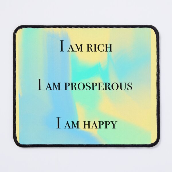 Item preview, I am rich. I am prosperous. I am happy. designed and sold by diamondqueenmindset.