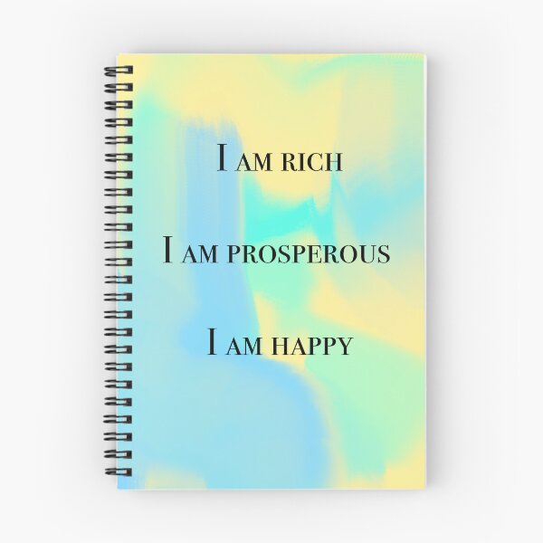 Item preview, I am rich. I am prosperous. I am happy. designed and sold by diamondqueenmindset.