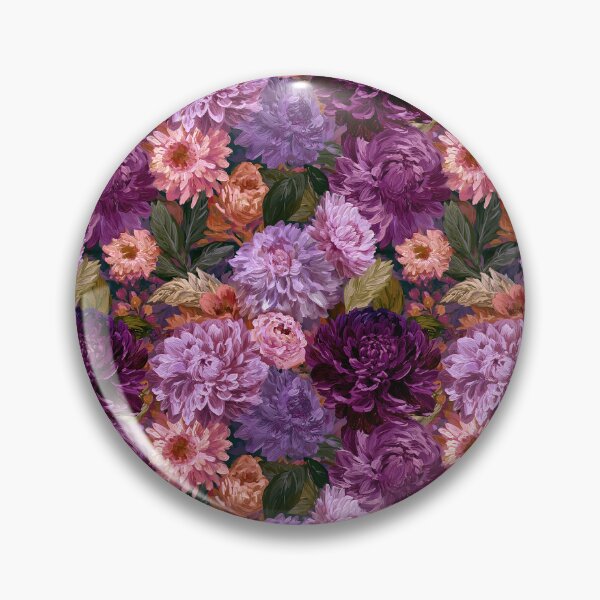 Item preview, Bold Dahlias Print - Tropical Flower Pattern  - Gift Ideas For Men designed and sold by RoyalStarsPatts.