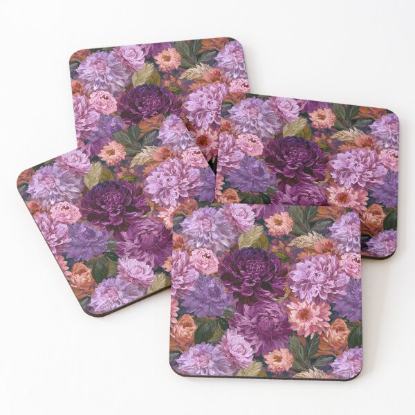 Item preview, Bold Dahlias Print - Tropical Flower Pattern  - Gift Ideas For Men designed and sold by RoyalStarsPatts.