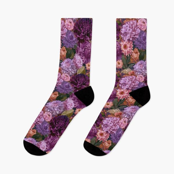 Item preview, Bold Dahlias Print - Tropical Flower Pattern  - Gift Ideas For Men designed and sold by RoyalStarsPatts.