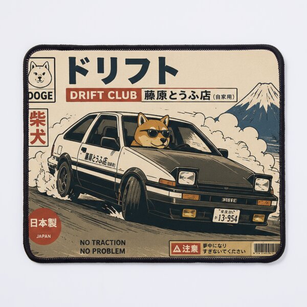 Item preview, Shiba Drift Club designed and sold by Kleksi.