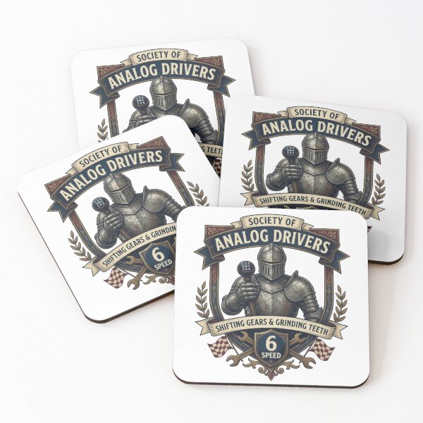 Item preview,  Society of Analog Drivers | Manual Transmission Knight Badge designed and sold by CristalineDart.