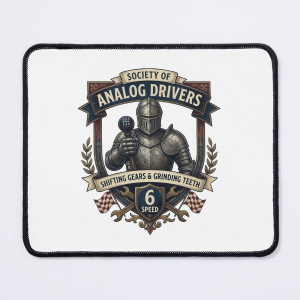 Item preview,  Society of Analog Drivers | Manual Transmission Knight Badge designed and sold by CristalineDart.