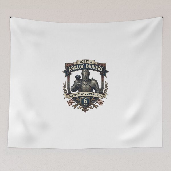 Item preview,  Society of Analog Drivers | Manual Transmission Knight Badge designed and sold by CristalineDart.