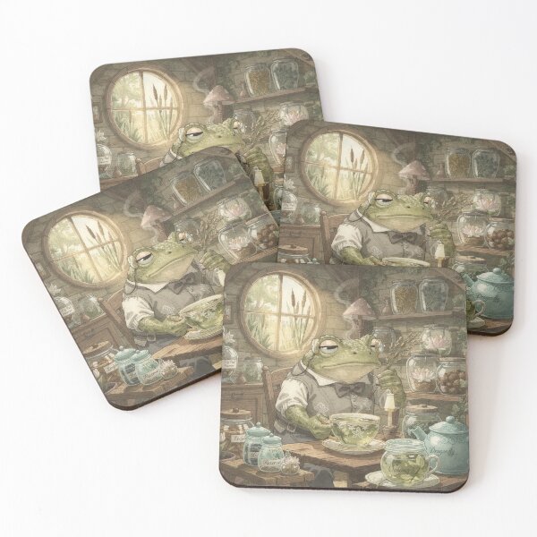 Item preview, Toad Tea Sommelier Judging Pondwater designed and sold by PictorialWhimsy.