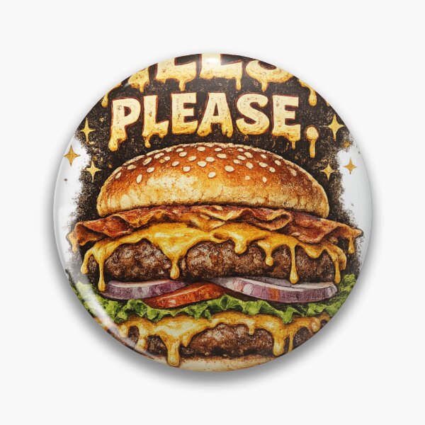 Item preview, Cheese Please: Cute Kawaii Happy Burger Character Motivational designed and sold by irfanshikh.