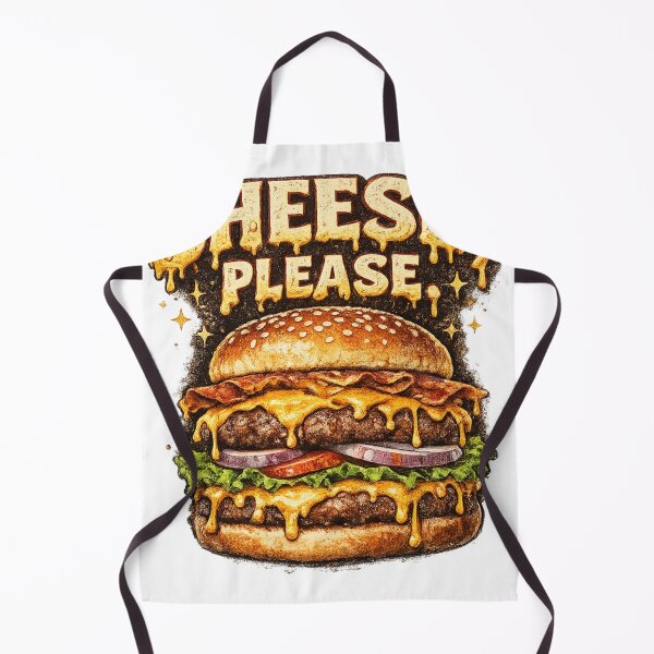 Item preview, Cheese Please: Cute Kawaii Happy Burger Character Motivational designed and sold by irfanshikh.