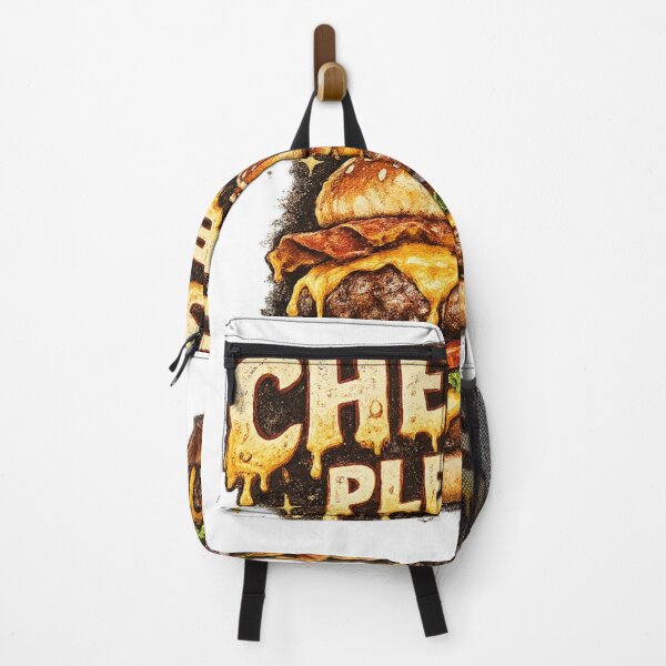 Item preview, Cheese Please: Cute Kawaii Happy Burger Character Motivational designed and sold by irfanshikh.