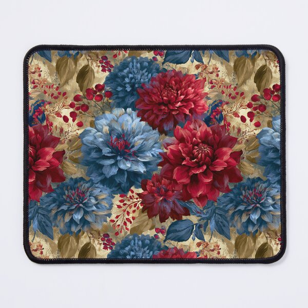 Item preview, Elegant Dahlias Print - Tropical Flower Pattern - Gift Ideas For Mom designed and sold by RoyalStarsPatts.