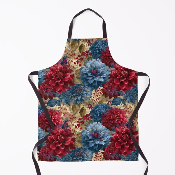 Item preview, Elegant Dahlias Print - Tropical Flower Pattern - Gift Ideas For Mom designed and sold by RoyalStarsPatts.