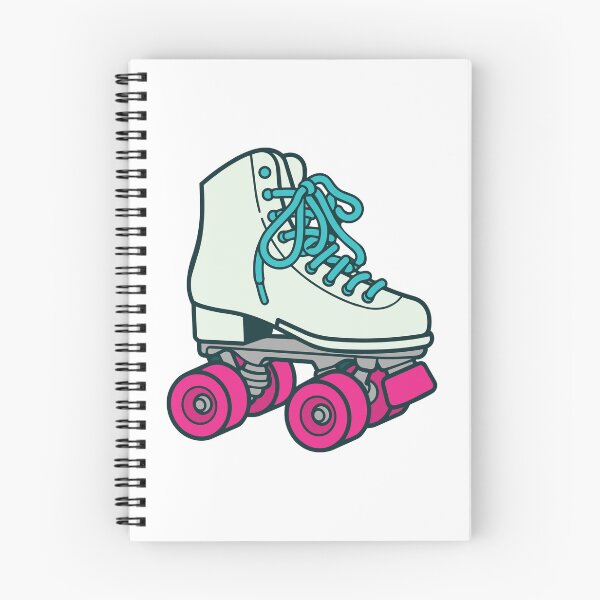 Item preview, Retro Pastel Roller Skate Sticker (Vintage 80s Quad Skate Illustration) designed and sold by Ifan Bates.