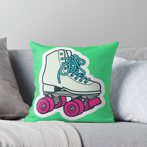 Item preview, Retro Pastel Roller Skate Sticker (Vintage 80s Quad Skate Illustration) designed and sold by Ifan Bates.
