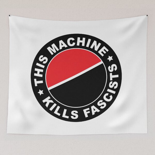 Aperçu de l'œuvre Cette machine tue les fascistes créée et vendue par dognation58.