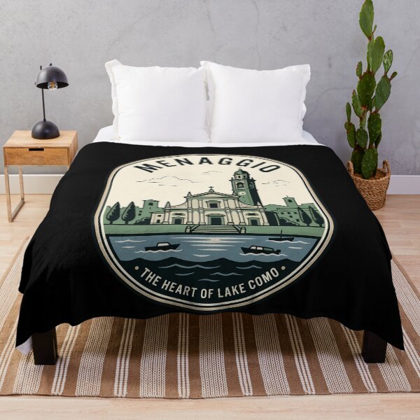Item preview, Menaggio Lake Como Vintage Travel Emblem designed and sold by k3rstman1.