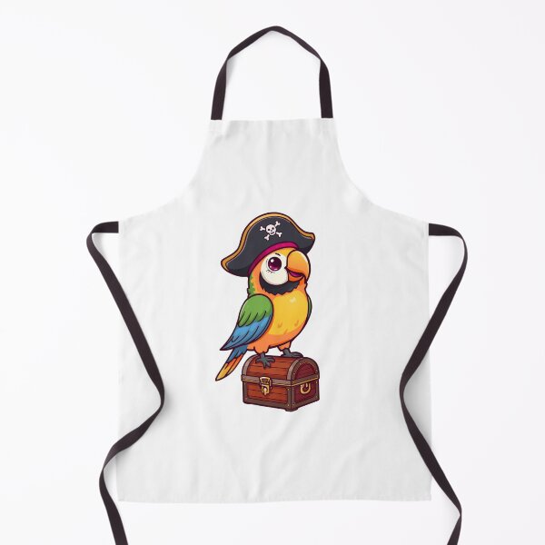 Item preview, Pirate Parrot Sticker – Kawaii Treasure Chest Tropical Bird Vinyl Decal for Pirate & Animal Lovers designed and sold by Pandey14.