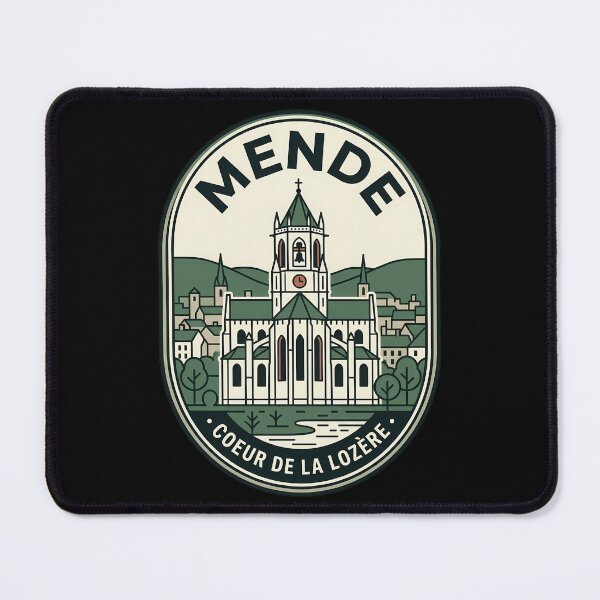 Item preview, Mende Coeur de la Lozere Vintage Travel Emblem designed and sold by k3rstman1.
