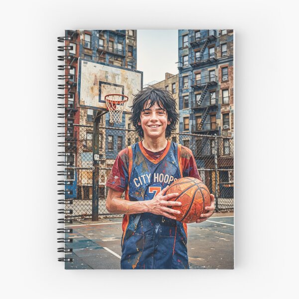 Item preview, Teenage Boy Street Basketball Portrait designed and sold by Home Decor Art.