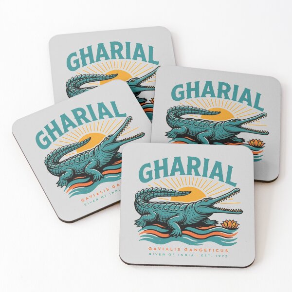 Item preview, Gharial Crocodile Vintage  designed and sold by velorea.