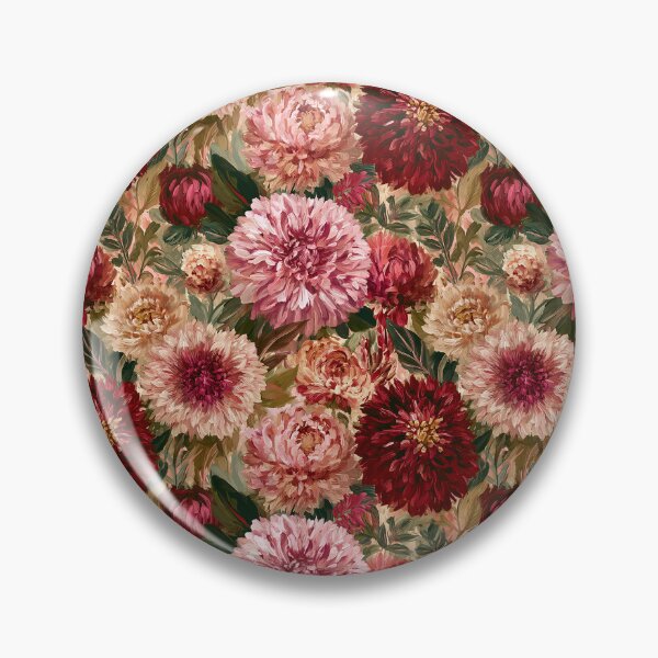 Item preview, Whimsical Dahlias Print  - Birthday Flower Pattern  - Gift Ideas For Women designed and sold by RoyalStarsPatts.