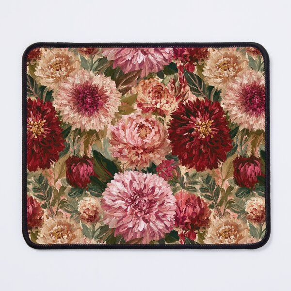 Item preview, Whimsical Dahlias Print  - Birthday Flower Pattern  - Gift Ideas For Women designed and sold by RoyalStarsPatts.