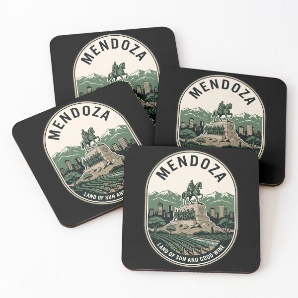 Item preview, Mendoza Argentina Vintage Travel Emblem Wine Country designed and sold by k3rstman1.