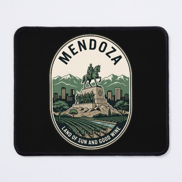 Item preview, Mendoza Argentina Vintage Travel Emblem Wine Country designed and sold by k3rstman1.