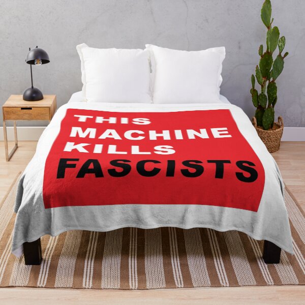 Aperçu de l'œuvre Cette machine tue les fascistes créée et vendue par dognation58.