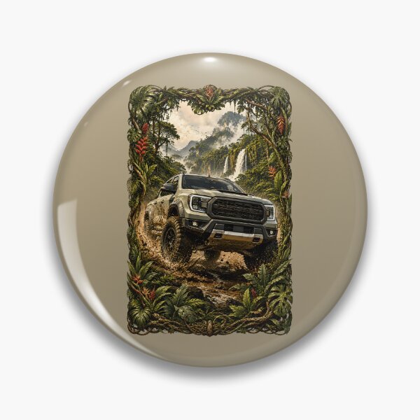 Item preview, Rugged Four Wheel Drive Adventure Vehicle Outdoor Illustration designed and sold by BorgSpareParts.