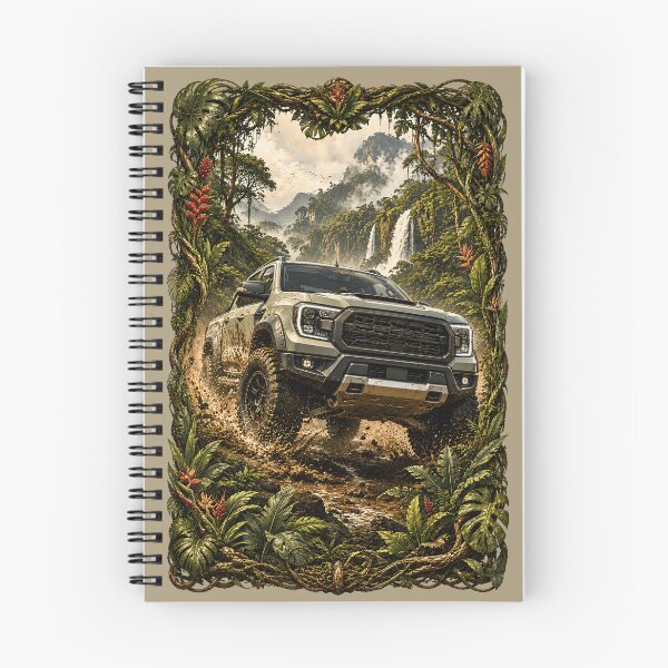 Item preview, Rugged Four Wheel Drive Adventure Vehicle Outdoor Illustration designed and sold by BorgSpareParts.